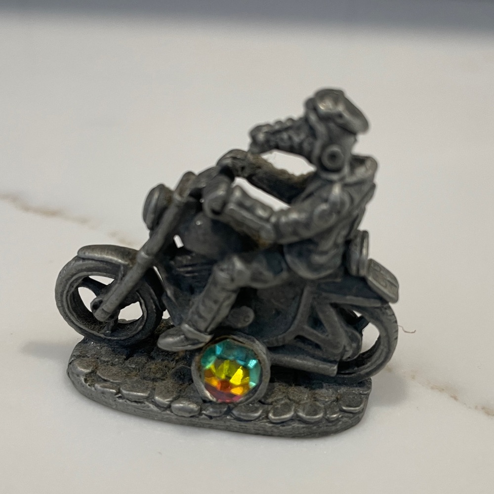 The Biker Myth and Magic Pewter Miniature 1970s